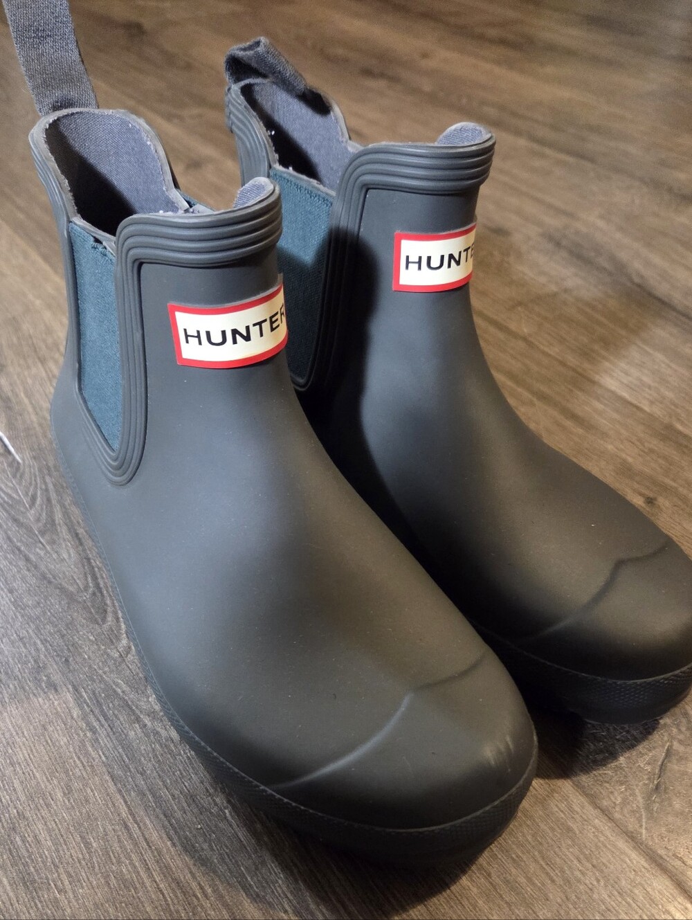 Womens/kids  Hunter Matte Black Chelsea Rain Boots